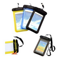 ABS Clip PVC Waterproof Clear Window Pouch With Lanyard
